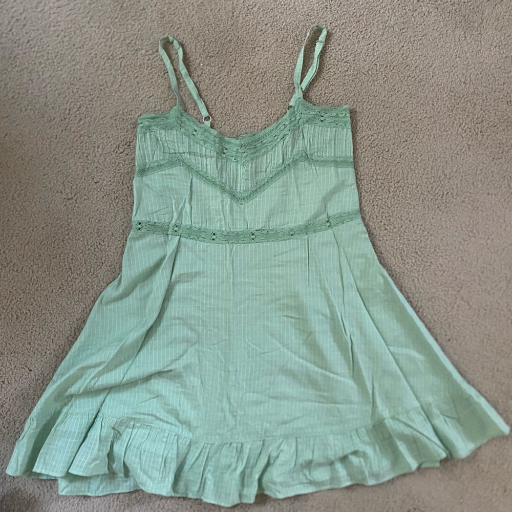 Urban Outfitters green mini dress